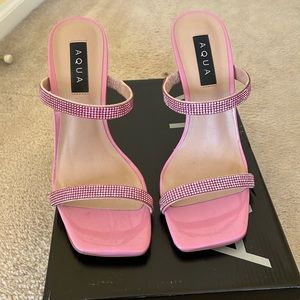Aqua heels